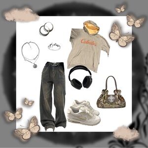 Cabela's Light Gray Hoodie with Orange Logo